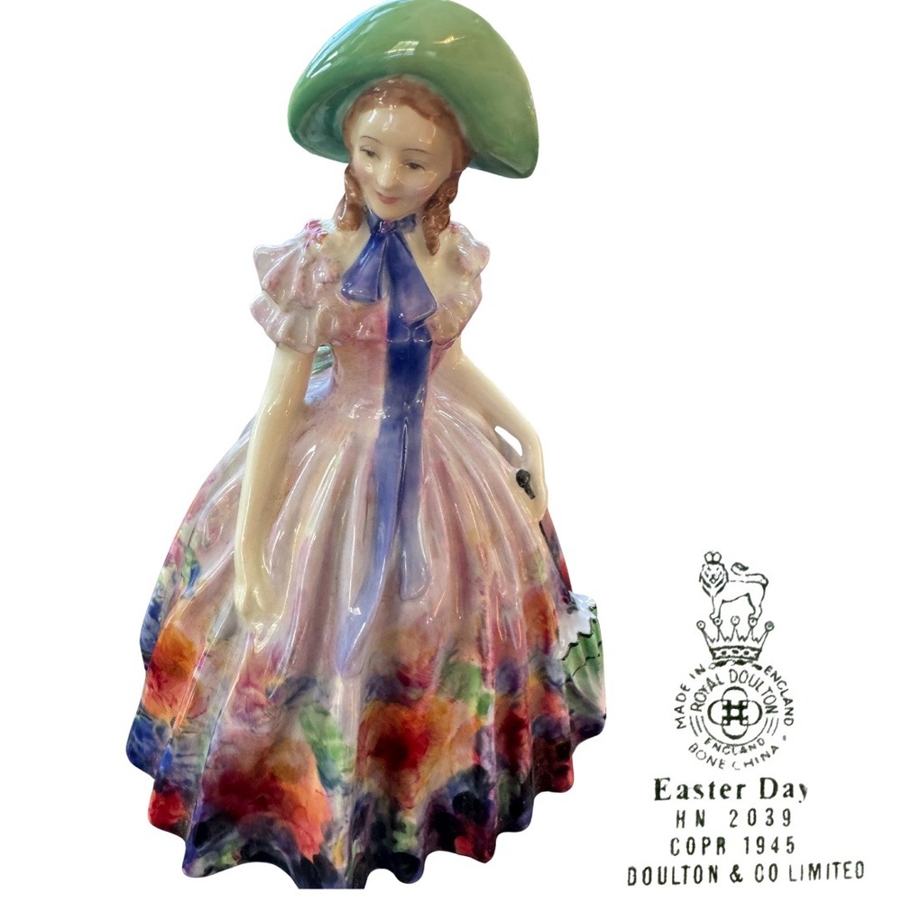 Royal Doulton Easter Day HN 2039 Figurine 1945 Bone China‎ England Collectible